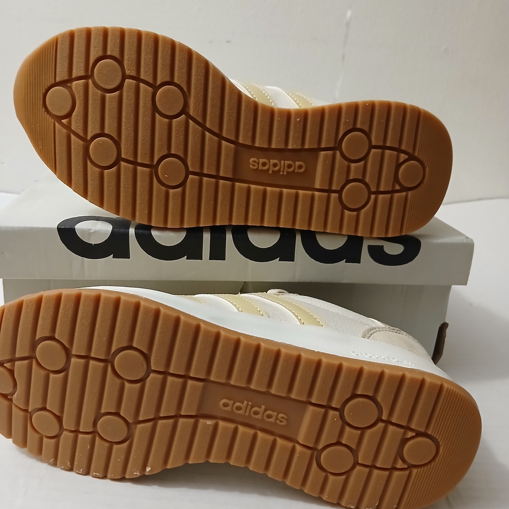Adidas Women's Cream Sneakers Size 6 New $55 - Picture 4 of 13